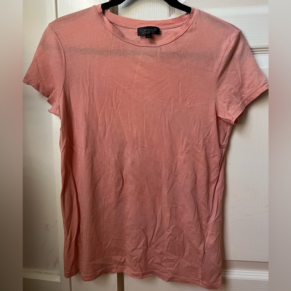 Topshop Pink Tee Shirt